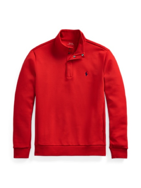Ralph Lauren Other - Ralph Lauren Red Snap-Collar Pullover Sweatshirt XXL